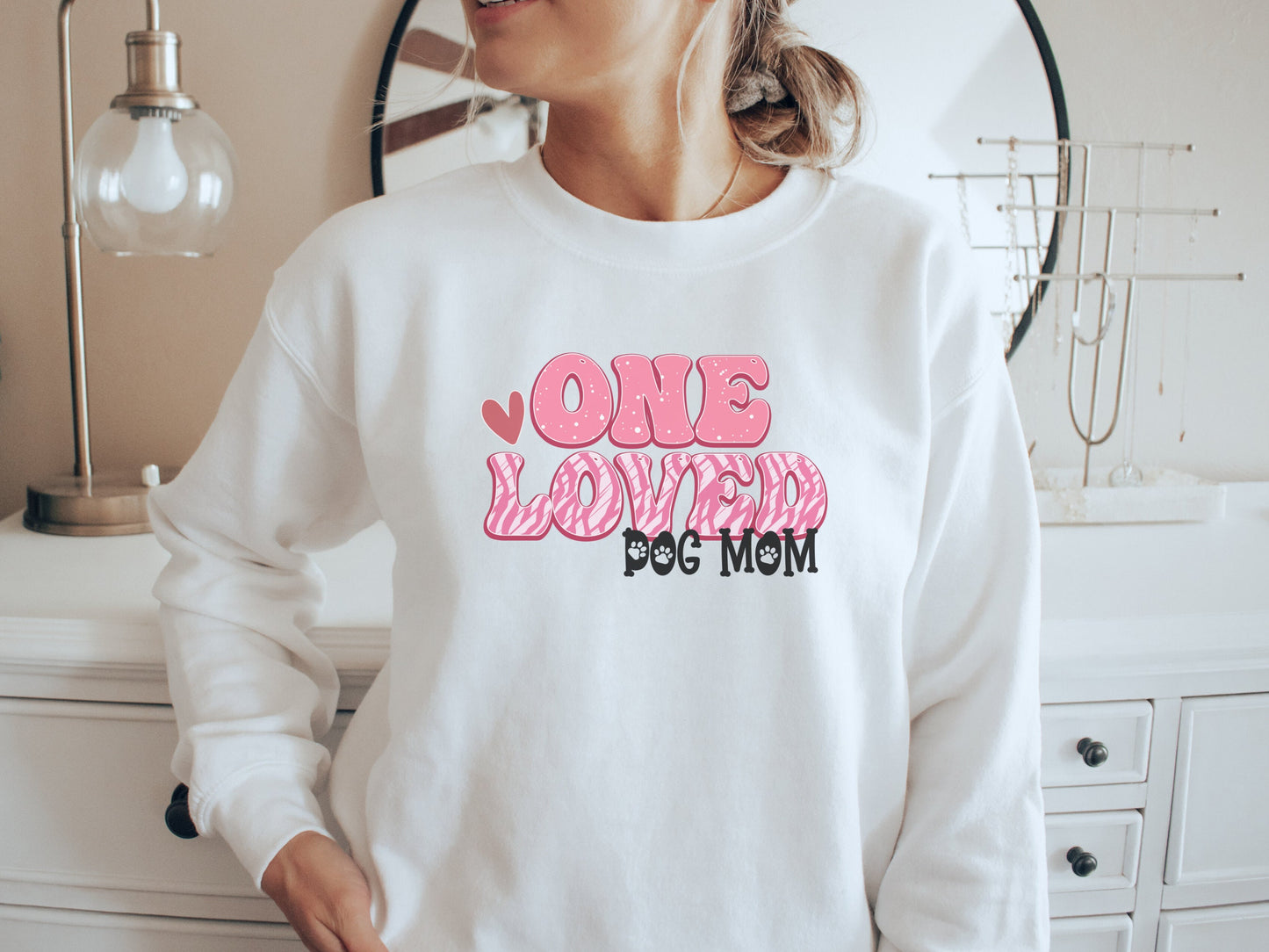 Valentines Day Dog Mom Sweatshirt
