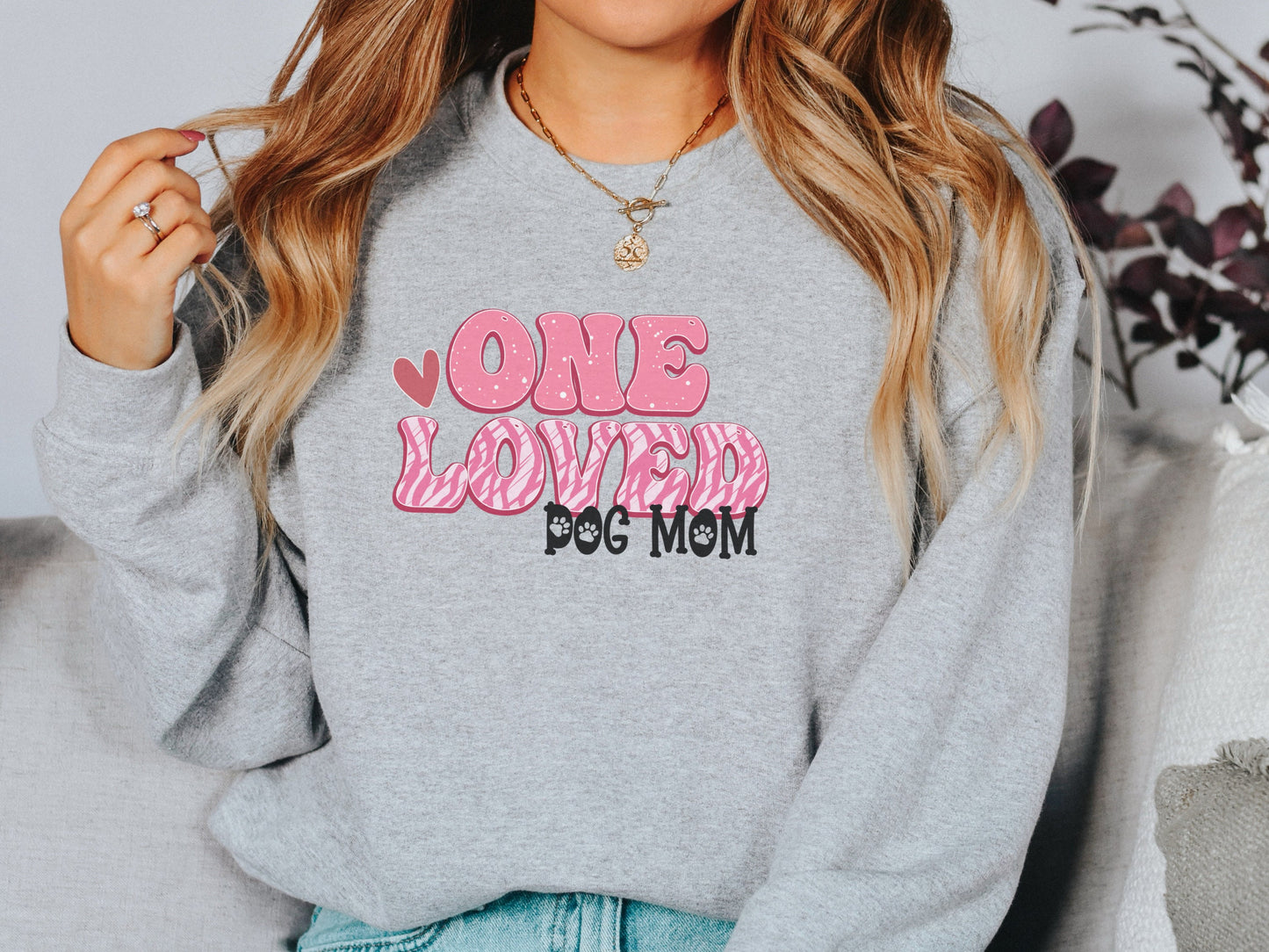 Valentines Day Dog Mom Sweatshirt