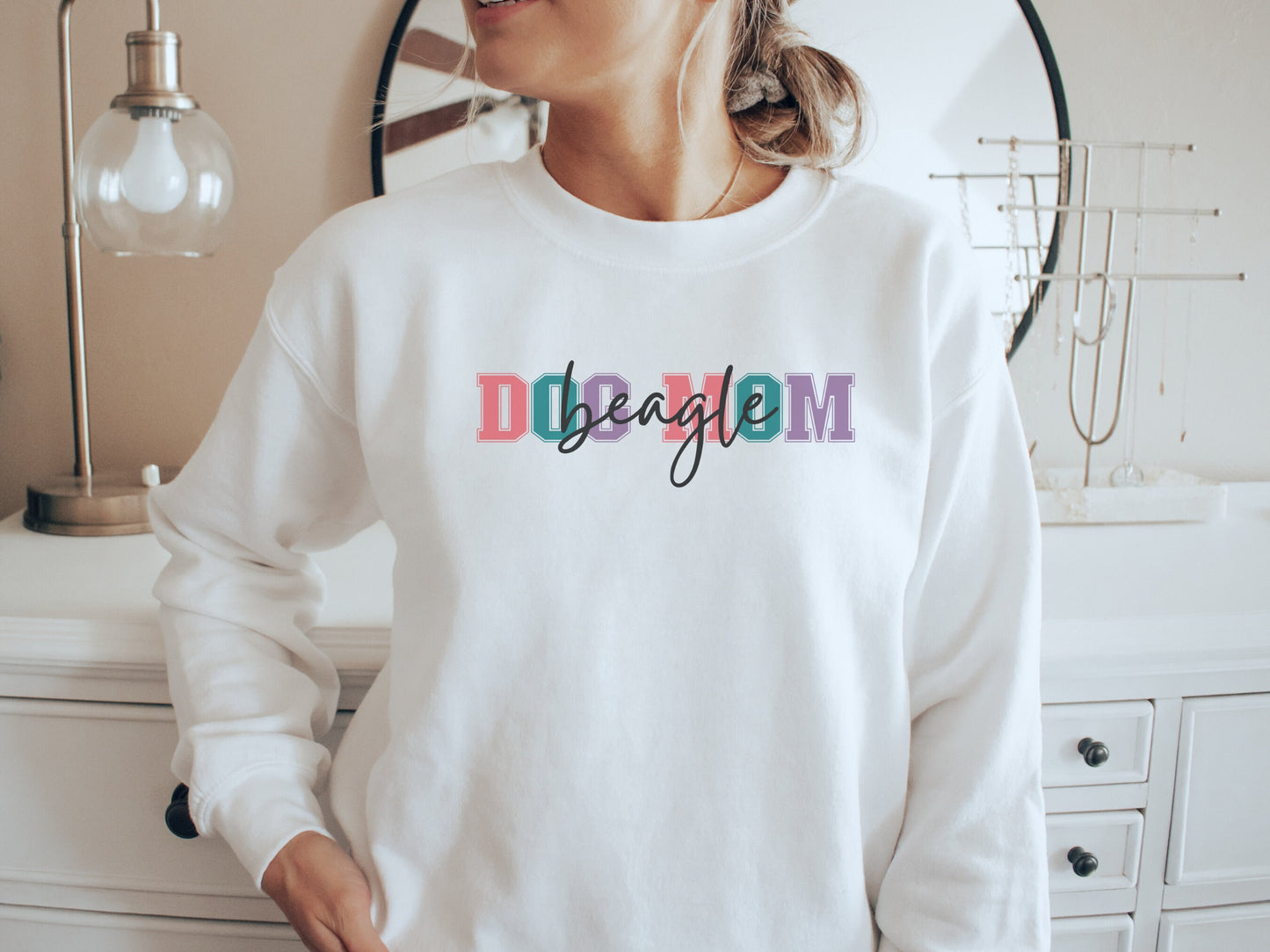 Beagle Dog Mom Sweatshirt