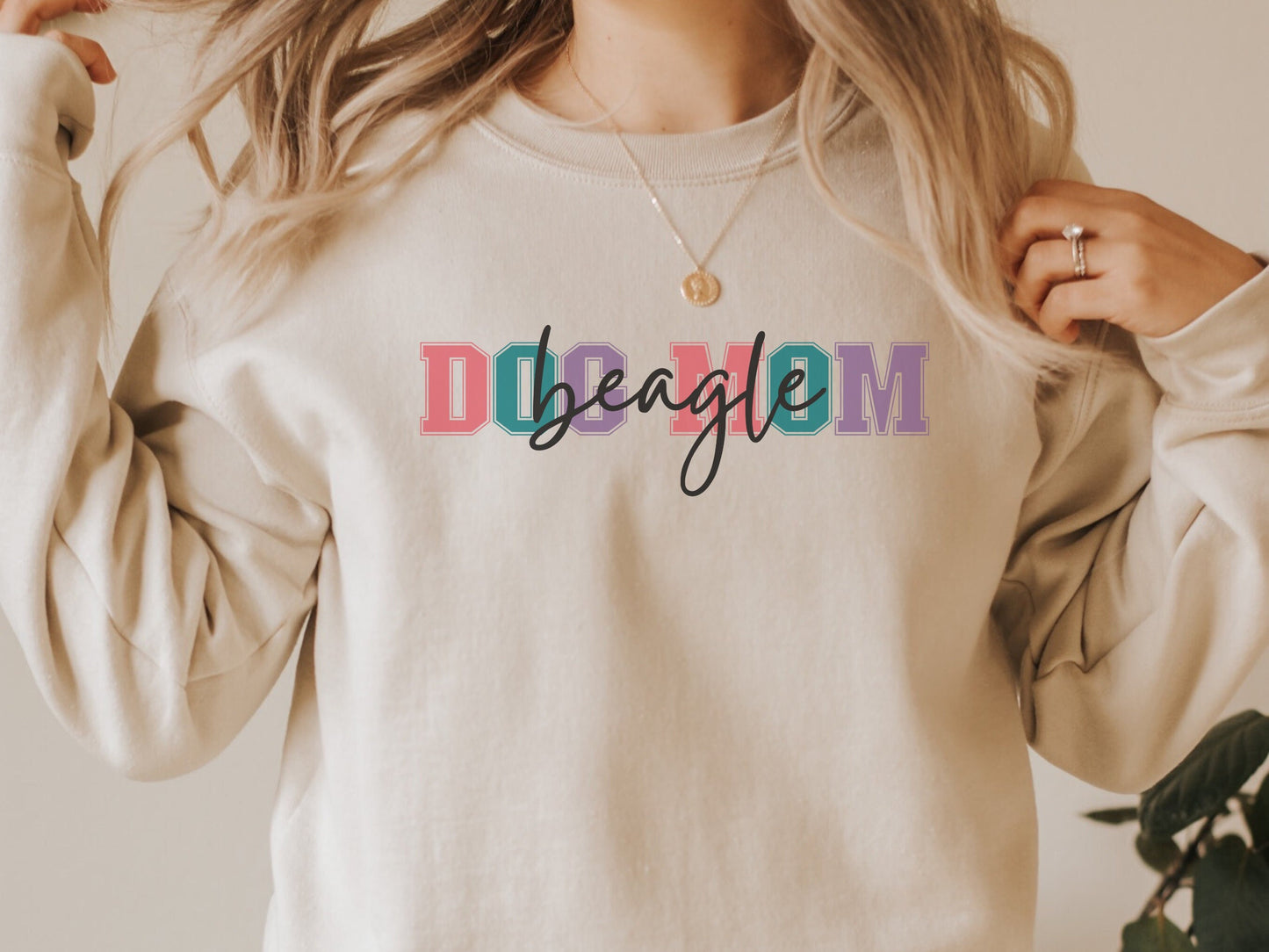 Beagle Dog Mom Sweatshirt