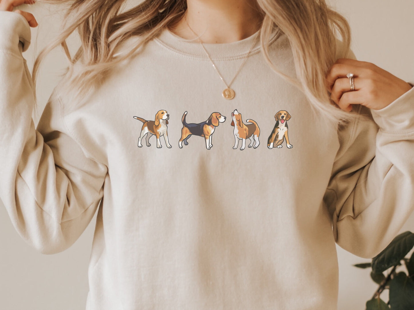 Beagle Dog Mom Sweatshirt