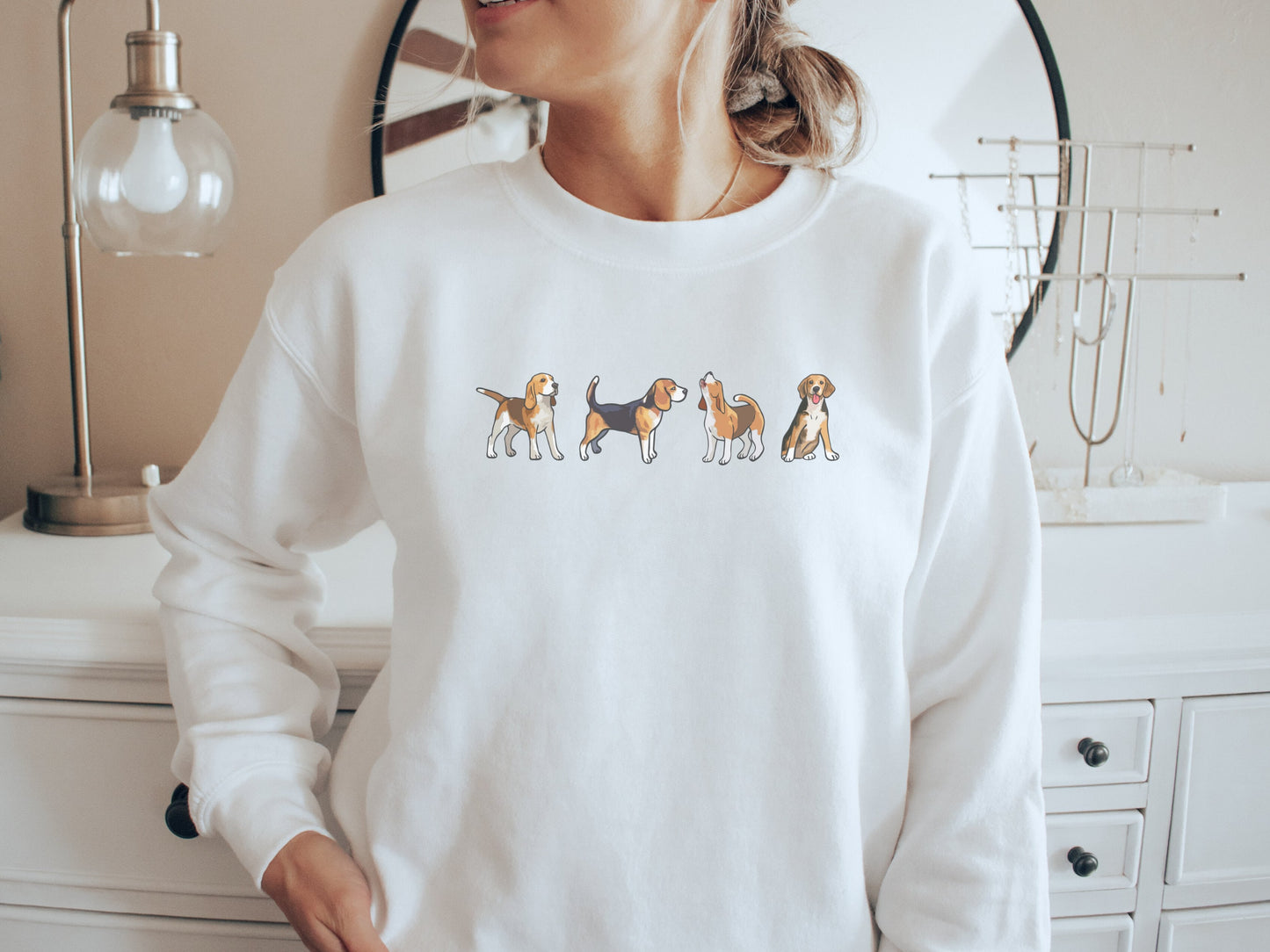 Beagle Dog Mom Sweatshirt