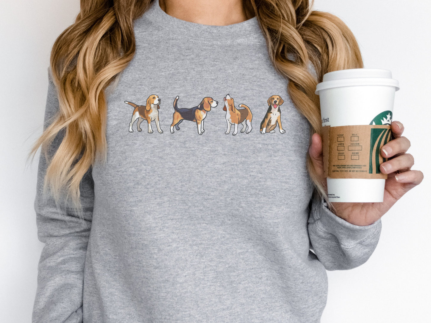 Beagle Dog Mom Sweatshirt
