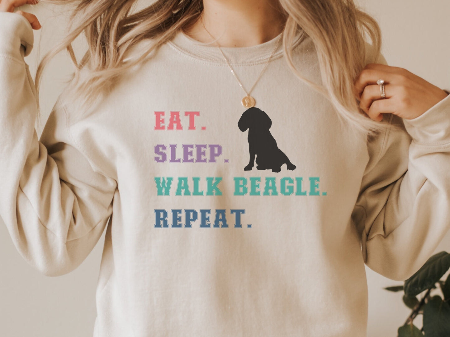 Beagle Dog Mom Sweatshirt