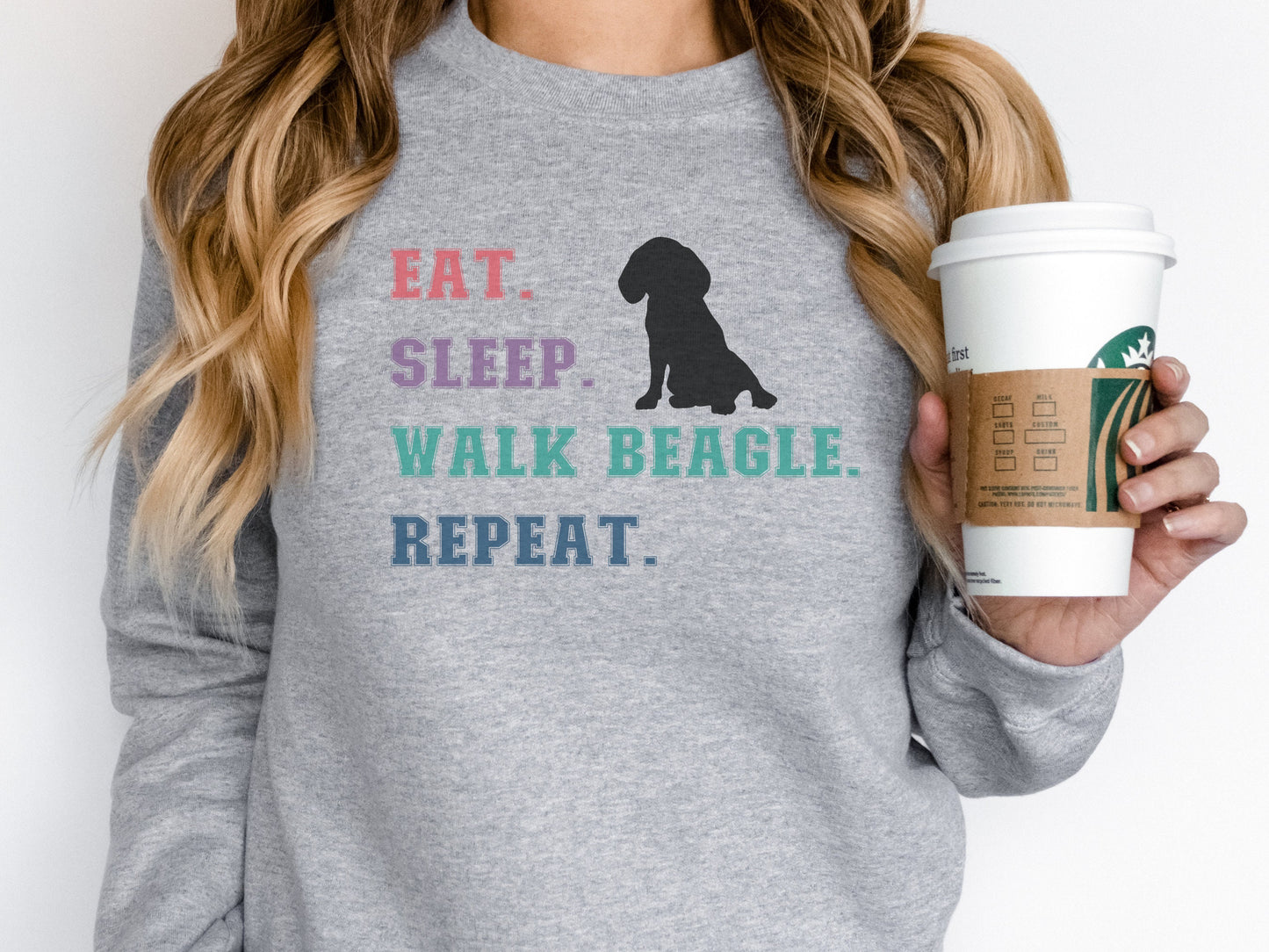 Beagle Dog Mom Sweatshirt