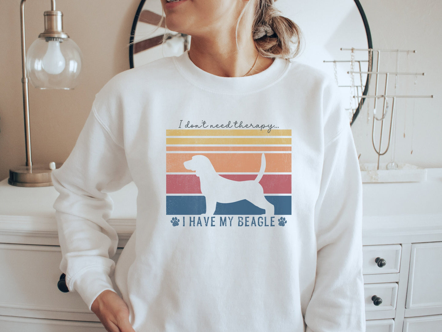 Beagle Dog Mom Sweatshirt