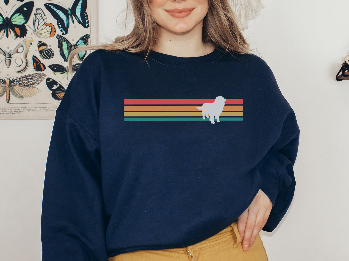 Retro Bernese Mountain Dog Mom Sweatshirt