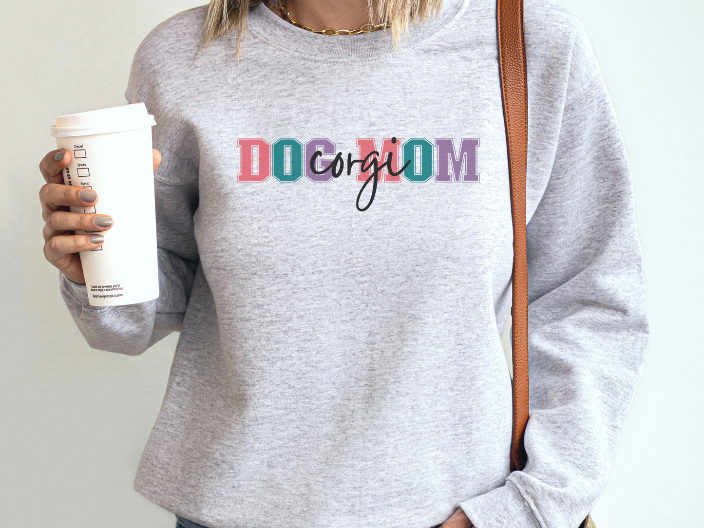 Retro Corgi Dog Mom Sweatshirt