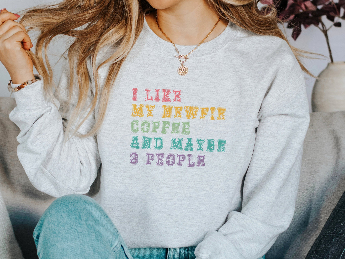 Funny Newfie Dog Mom Sweatshirt