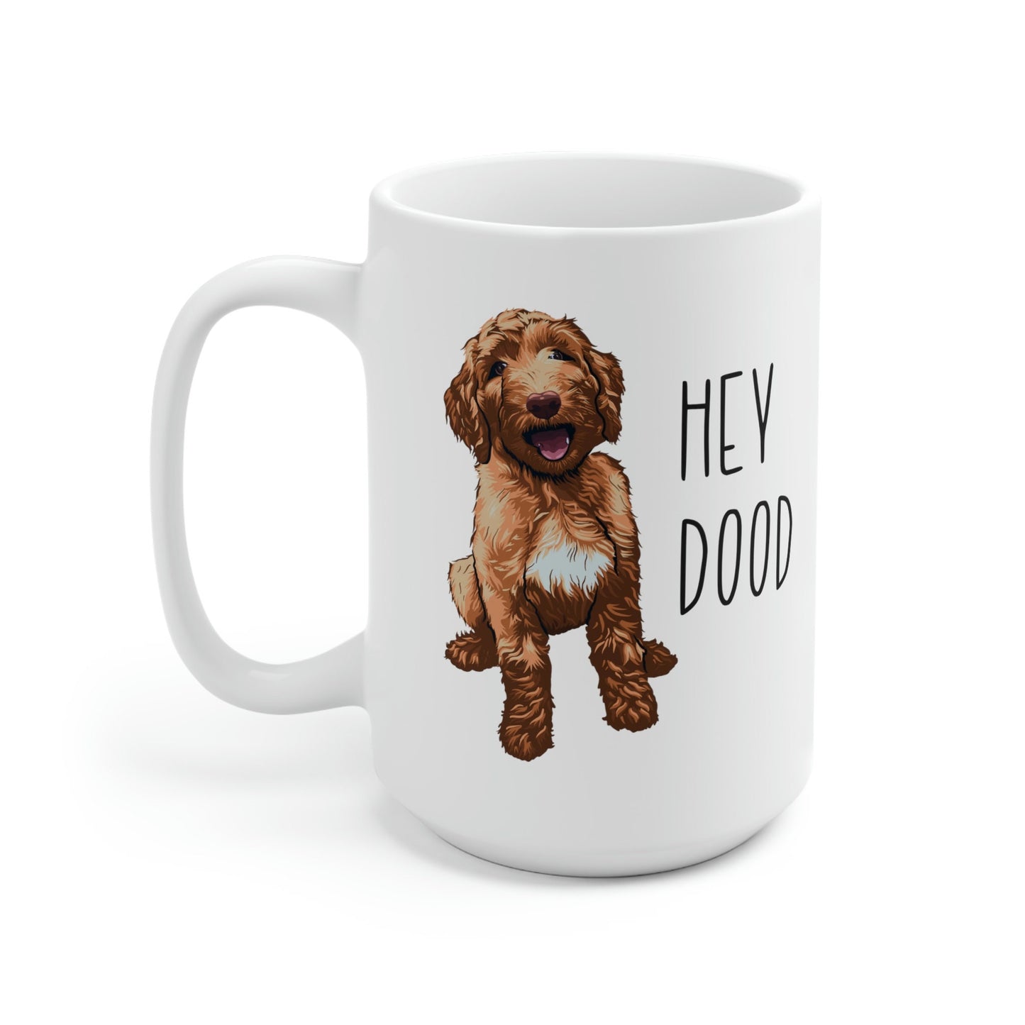 Jumbo Funny Goldendoodle Dog Mug