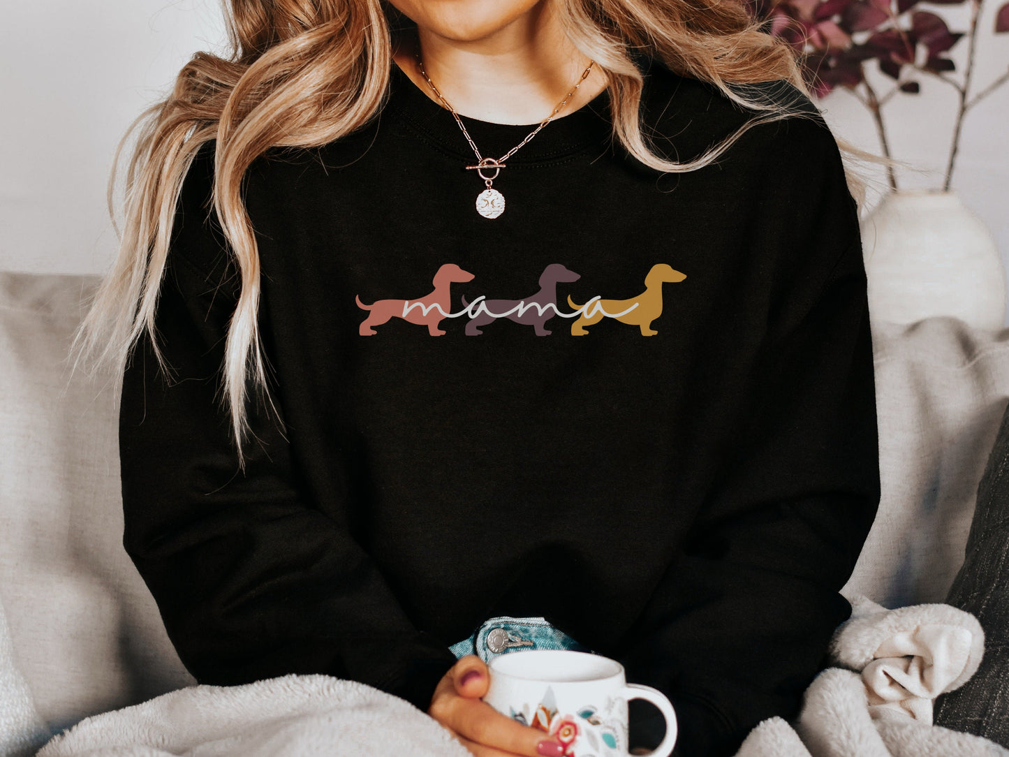 Cute Dachshund Mom Sweatshirt