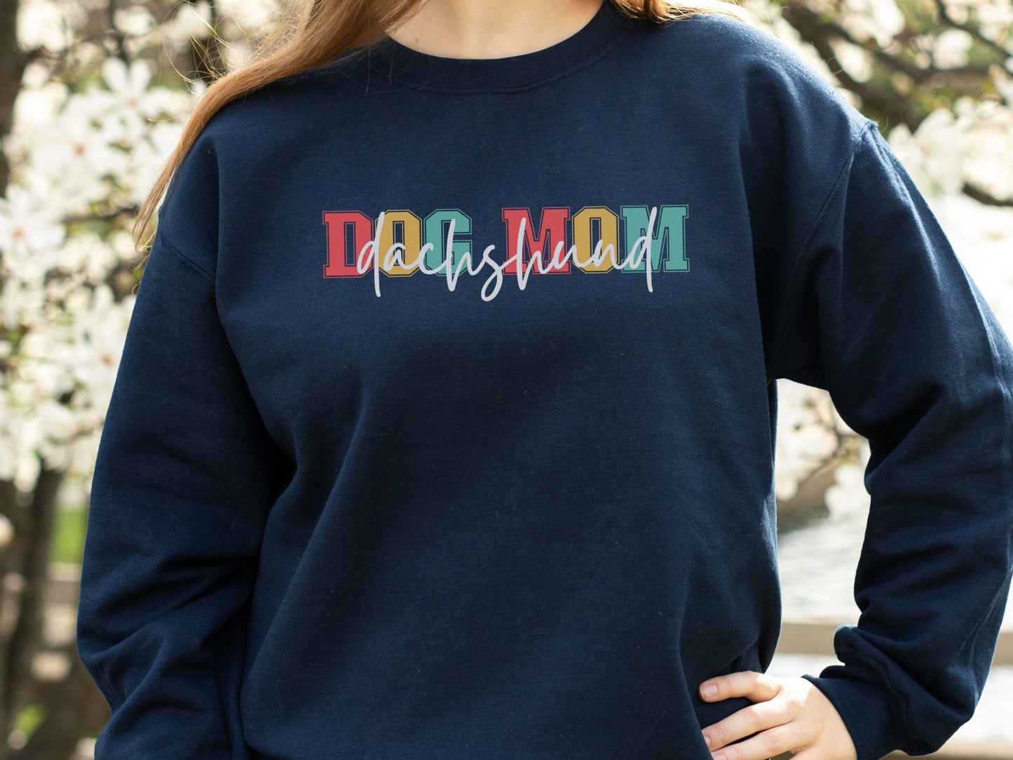 Retro Dachshund Mom Sweatshirt