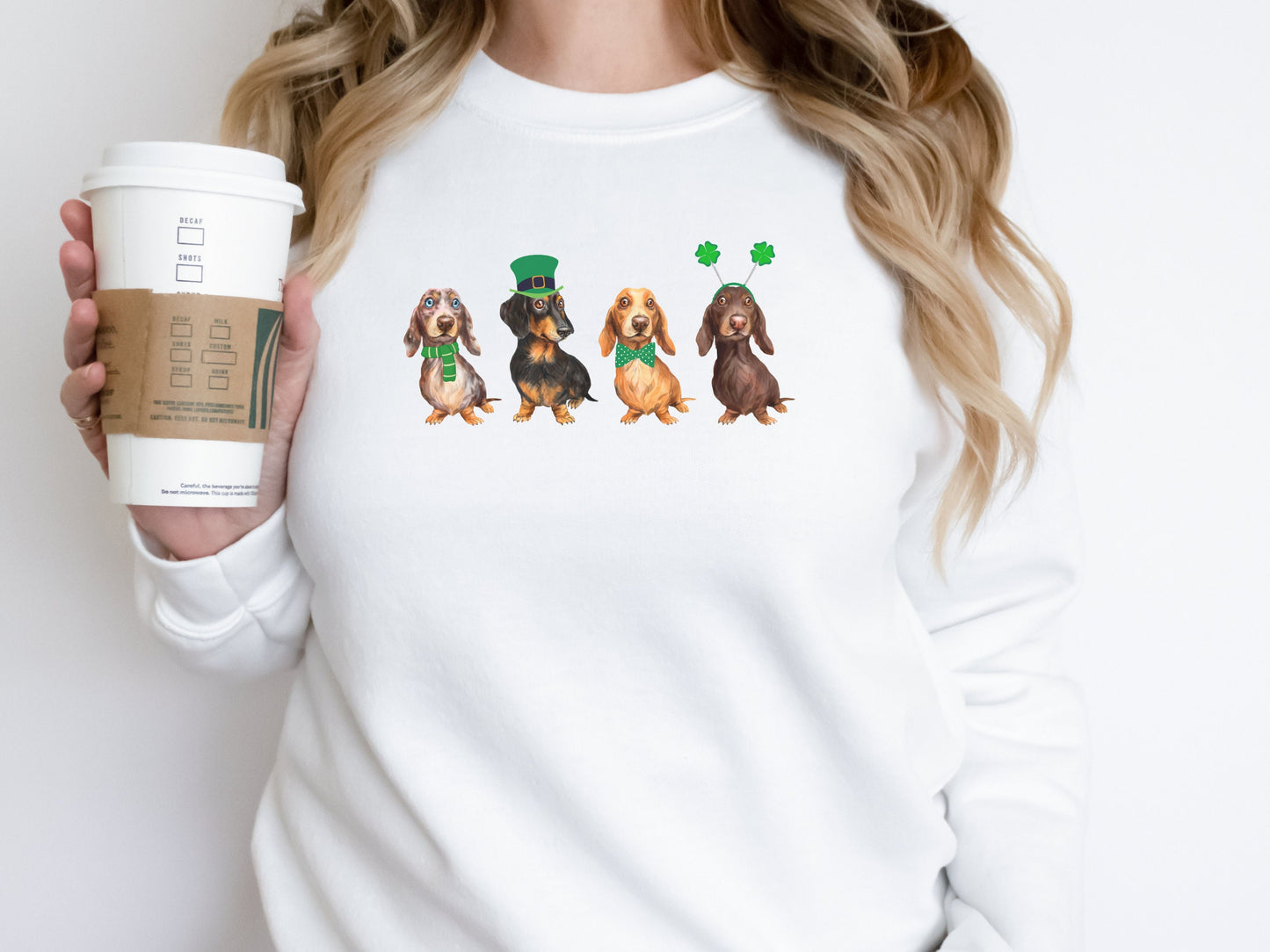 St Patricks Day Dachshund Sweatshirt