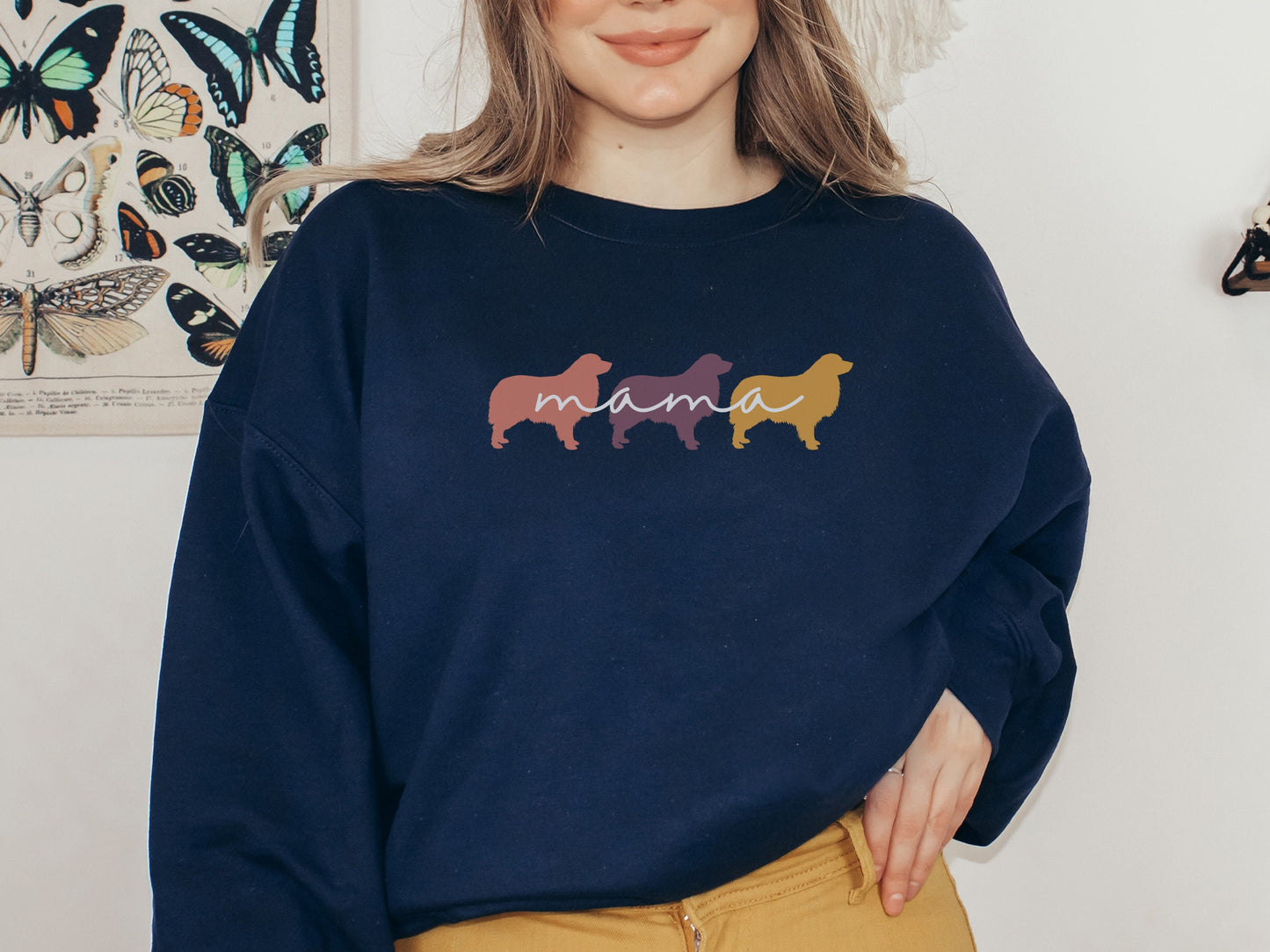Cute Australian Shepherd Mom Sweatshirt