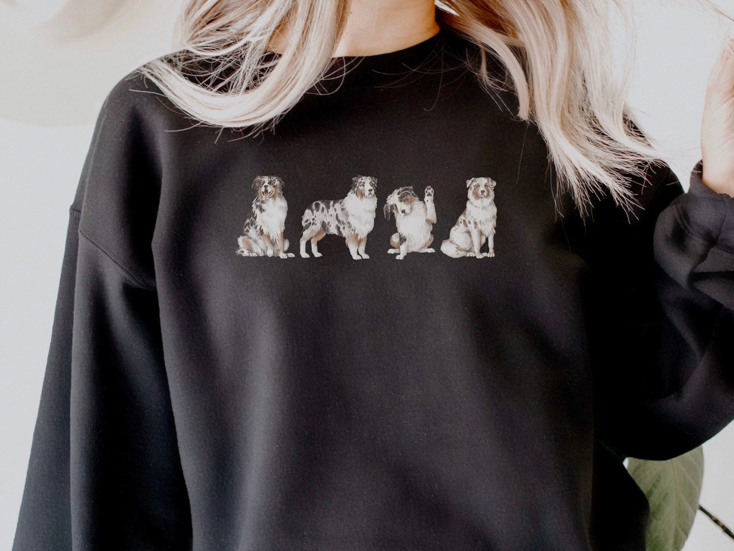 Retro Australian Shepherd Mom Sweatshirt
