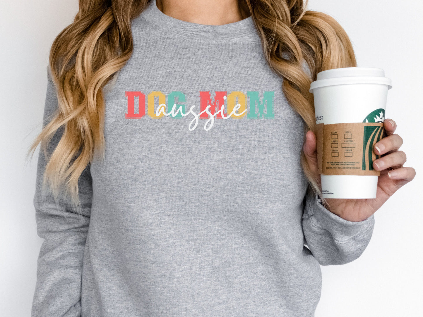 Retro Australian Shepherd Mom Sweatshirt