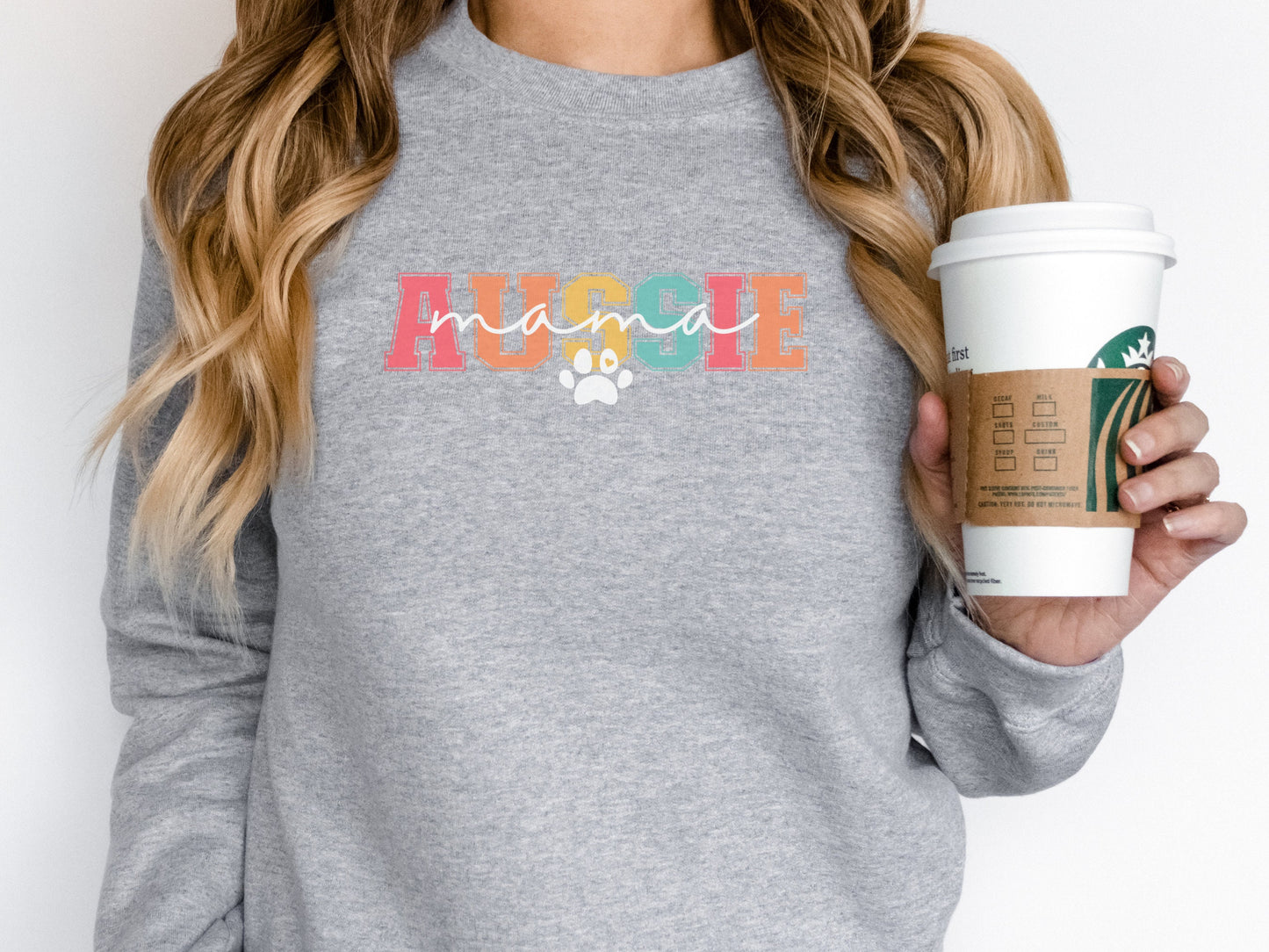 Cute Australian Shepherd Mom Sweatshirt