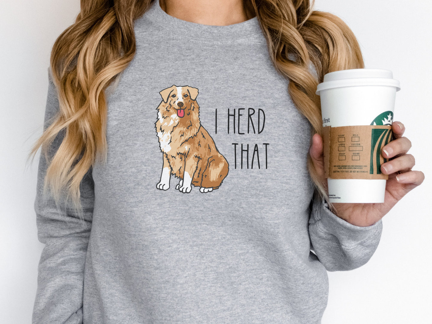 Funny Australian Shepherd Dog Mom Sweatshirt