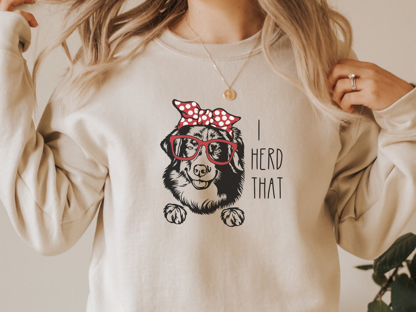 Funny Australian Shepherd Dog Mom Sweatshirt