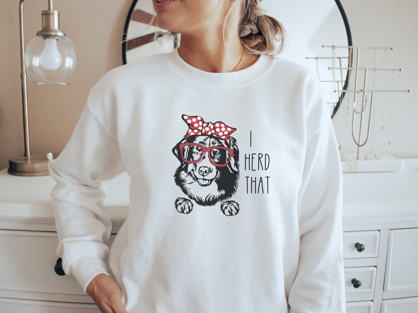 Funny Australian Shepherd Dog Mom Sweatshirt