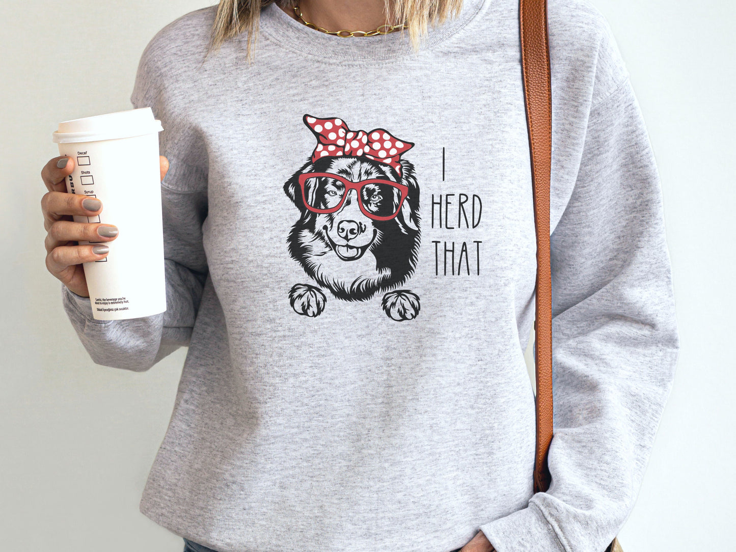 Funny Australian Shepherd Dog Mom Sweatshirt
