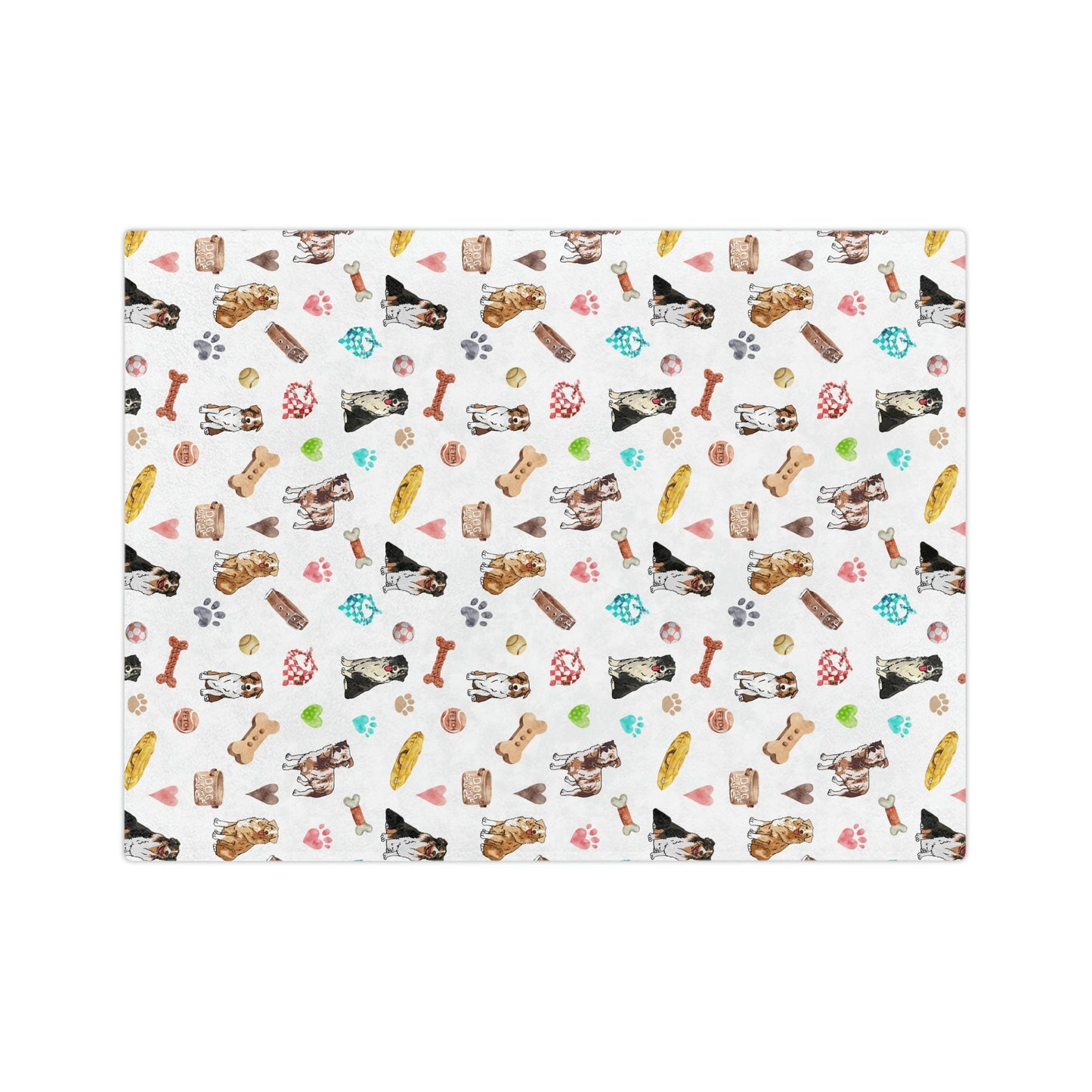 Australian Shepherd Dog Minky Blanket