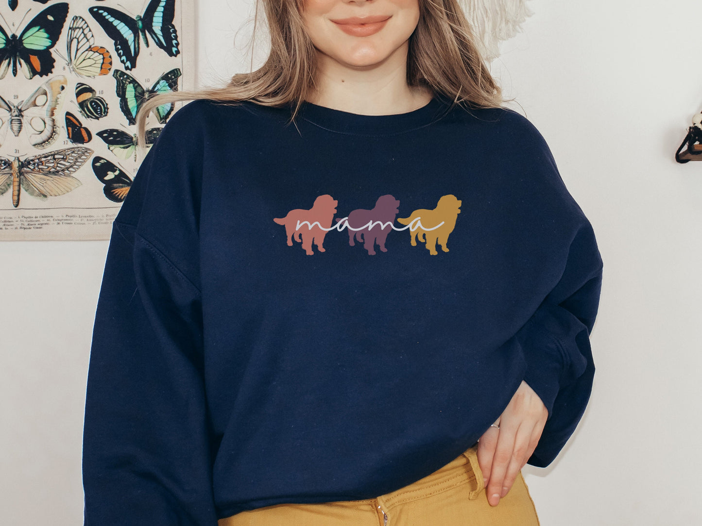 Cute Bernese Mountain Dog Mom Sweatshirt