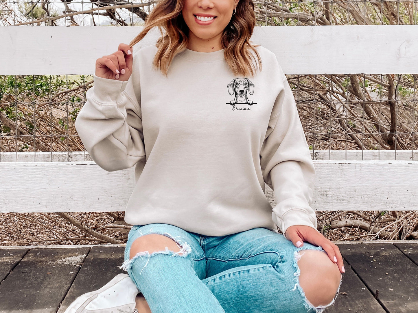 Personalized Dachshund Sweatshirt