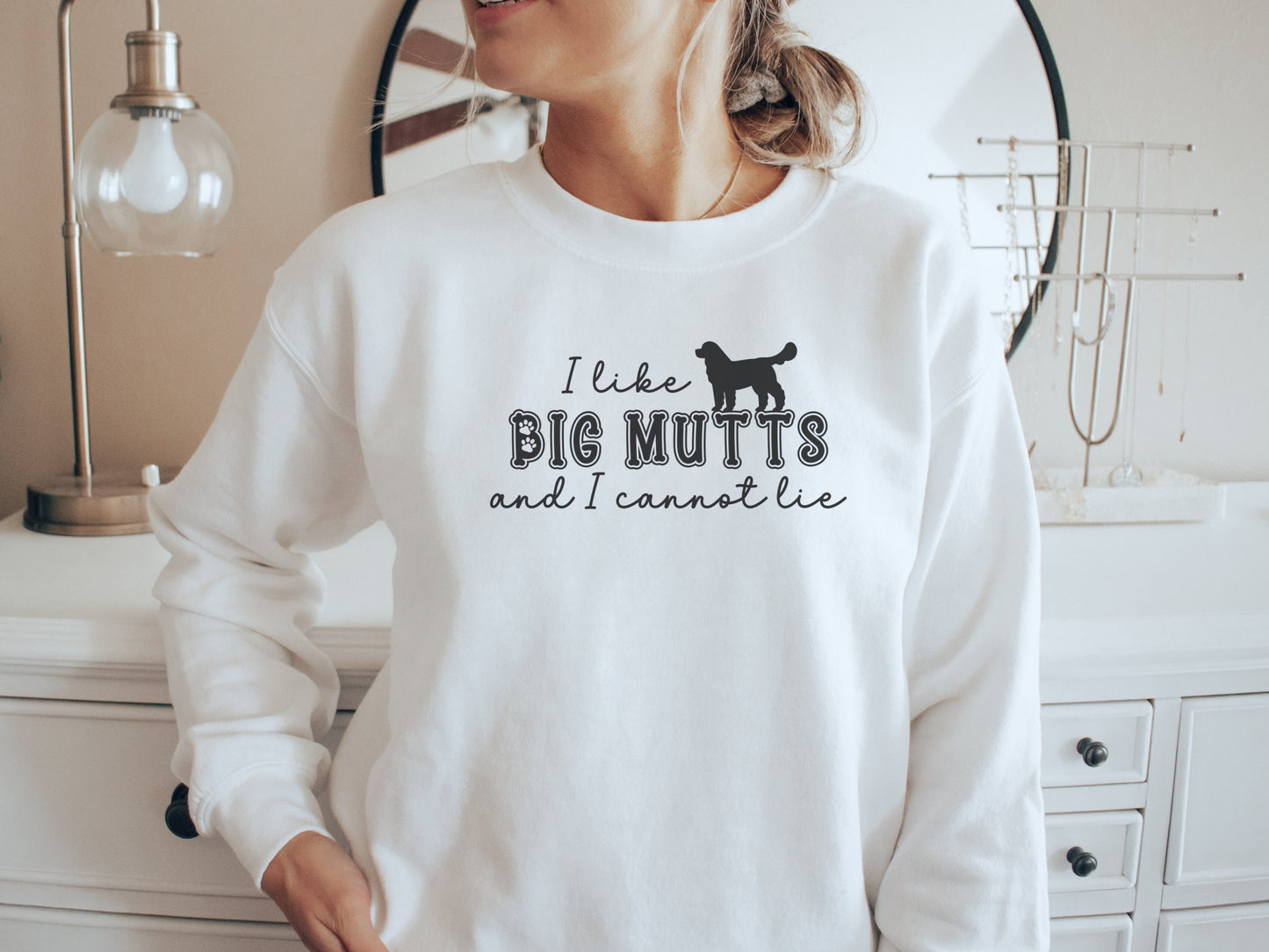 Funny Newfie Dog Mom Sweatshirt