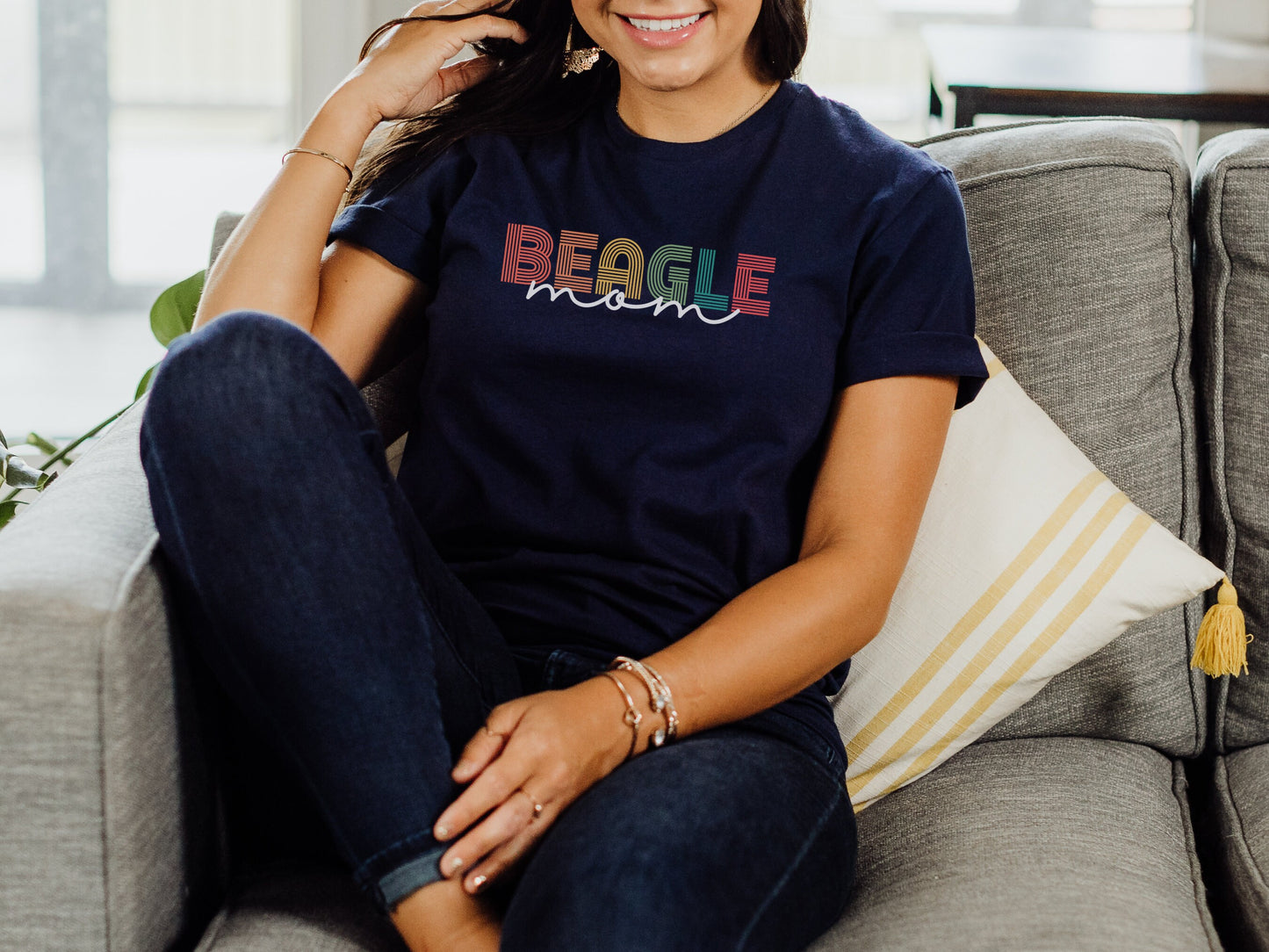 Retro Beagle dog T-shirt