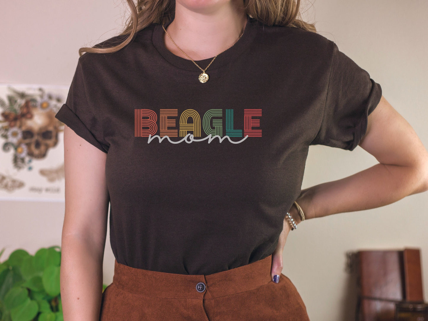 Retro Beagle dog T-shirt
