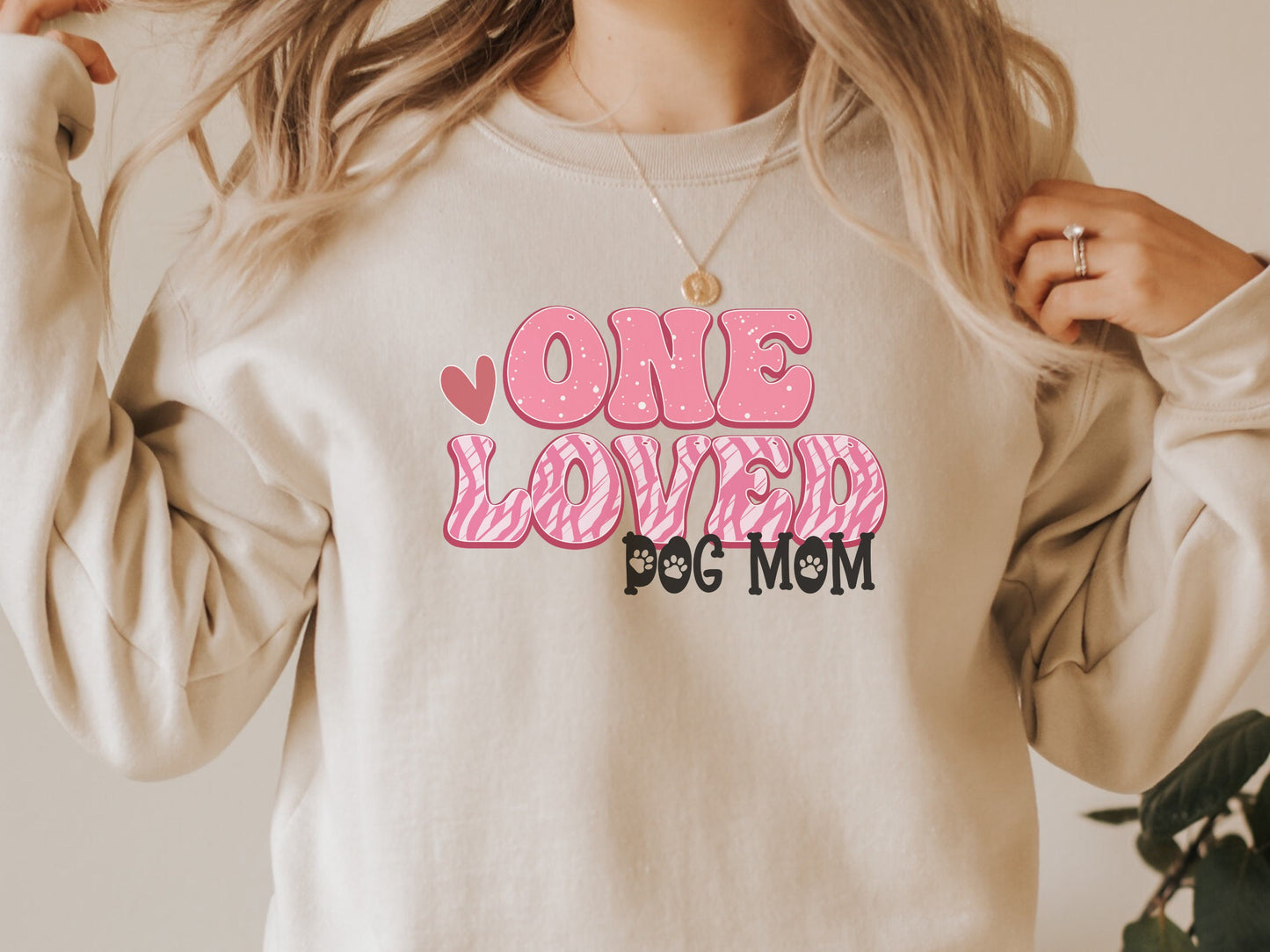 Valentines Day Dog Mom Sweatshirt