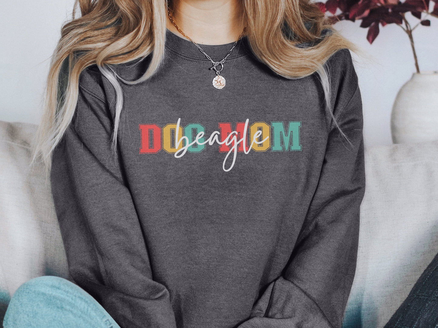 Beagle Dog Mom Sweatshirt