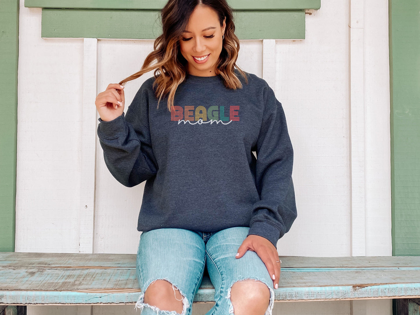 Beagle Dog Mom Sweatshirt