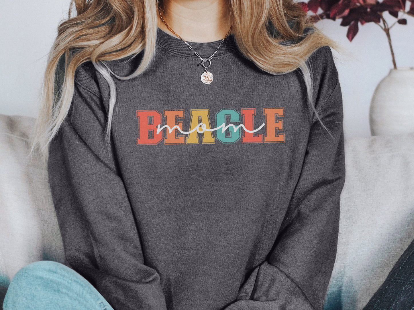 Beagle Dog Mom Sweatshirt