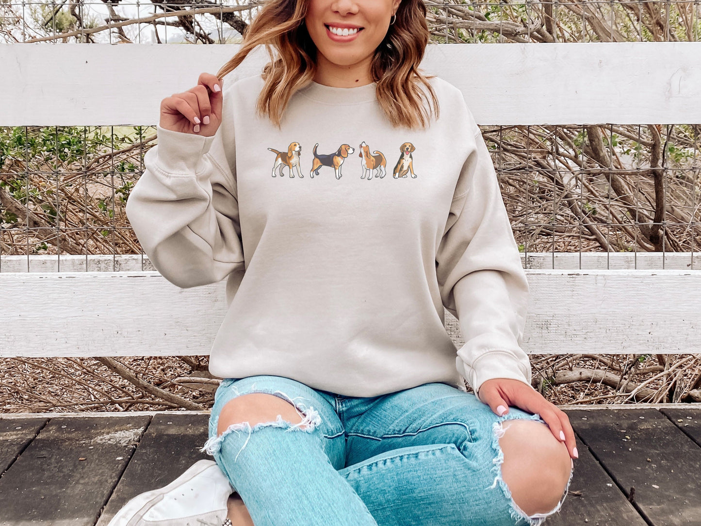 Beagle Dog Mom Sweatshirt