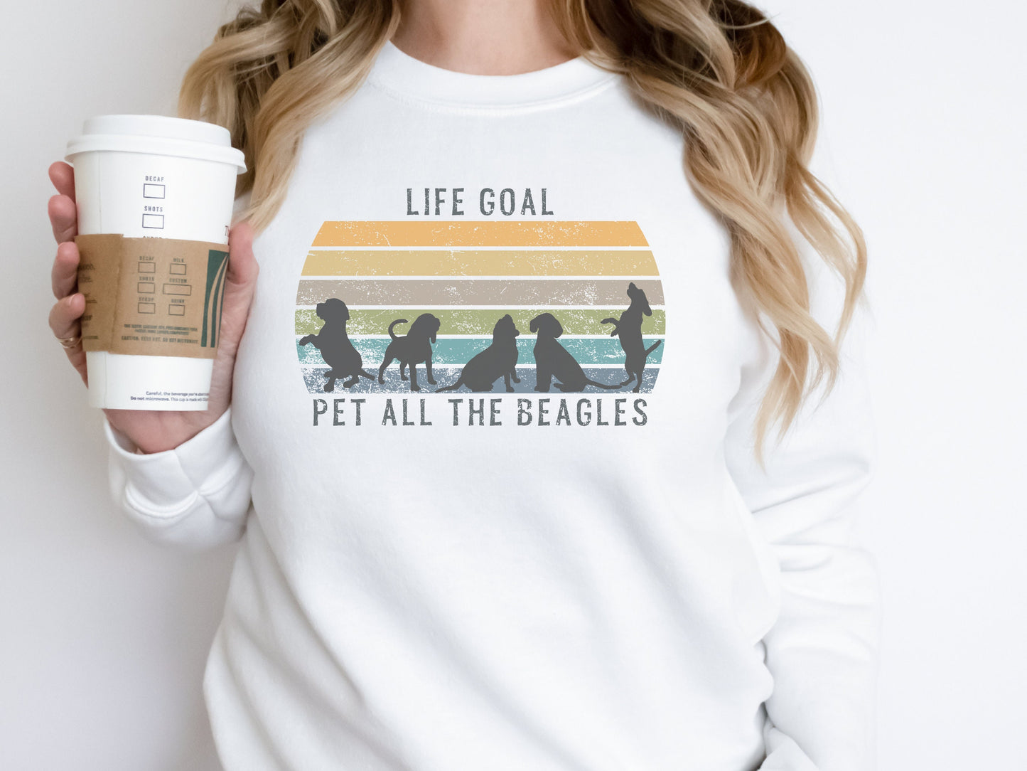 Beagle Dog Mom Sweatshirt