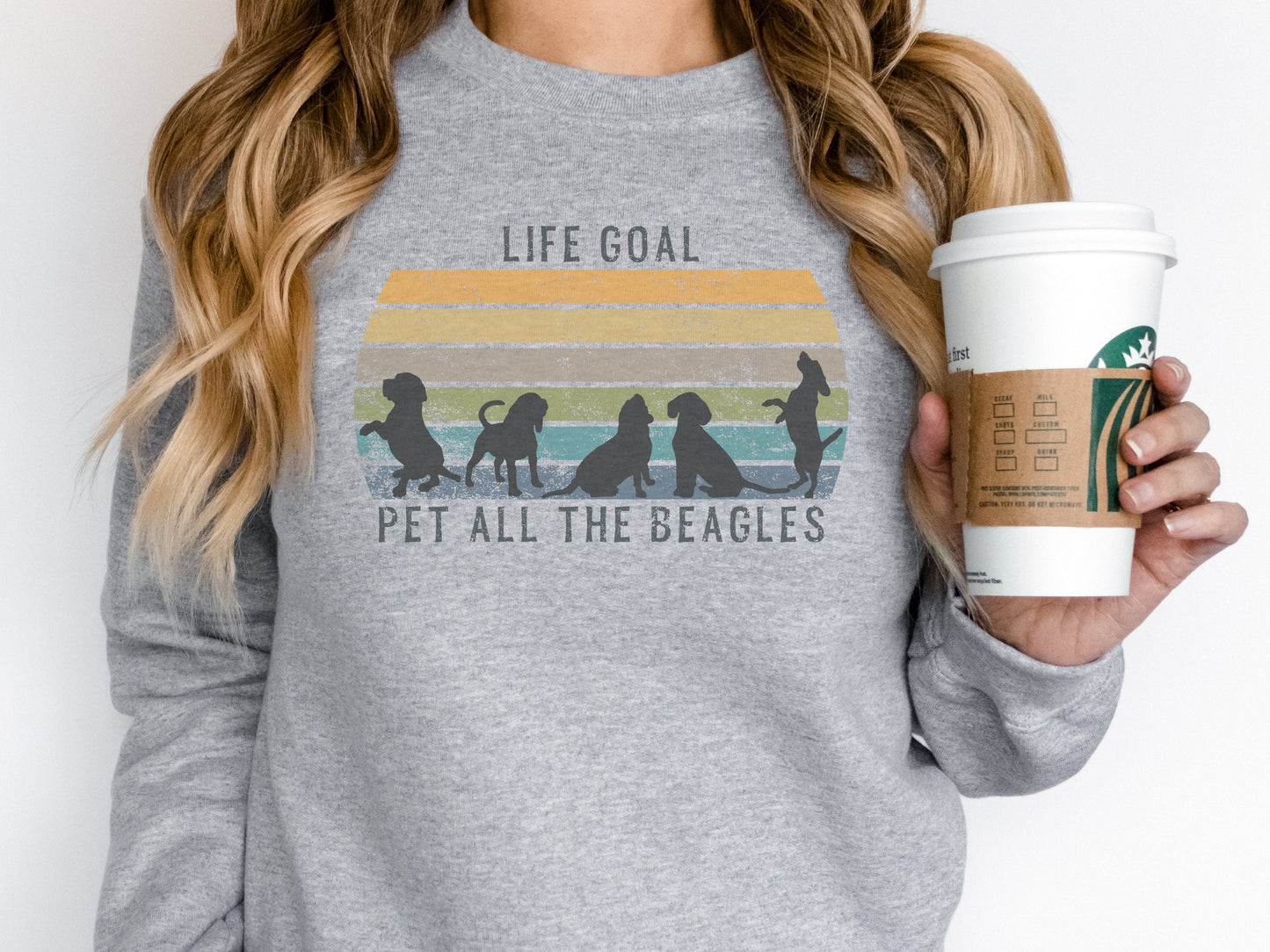 Beagle Dog Mom Sweatshirt