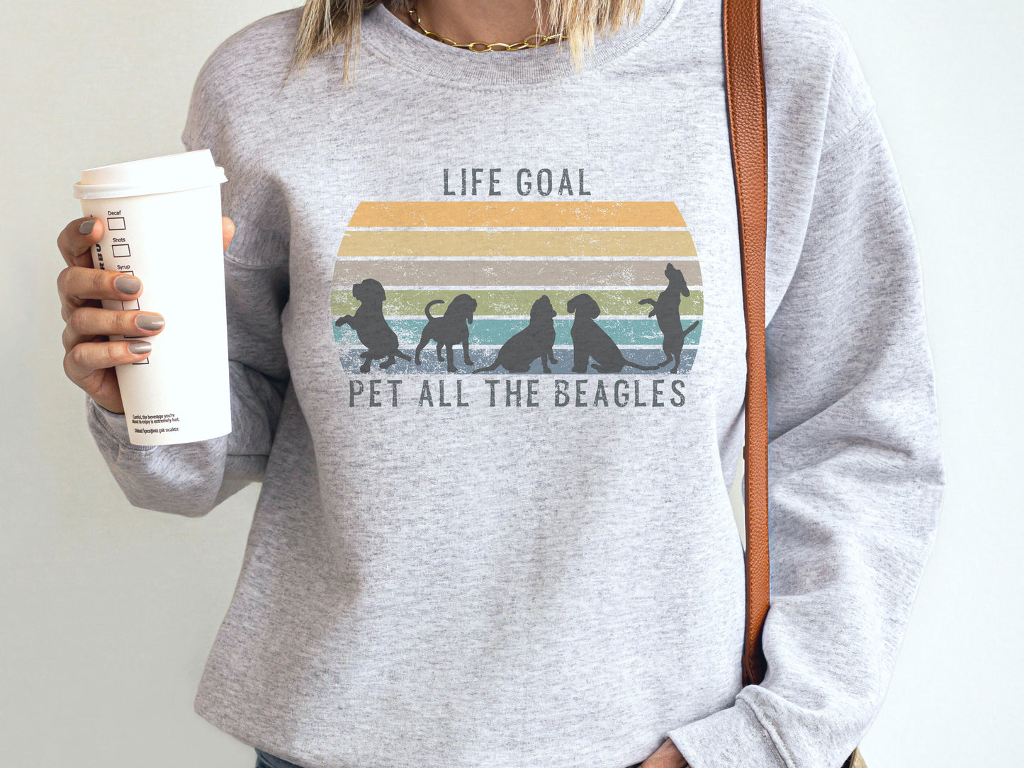 Beagle Dog Mom Sweatshirt