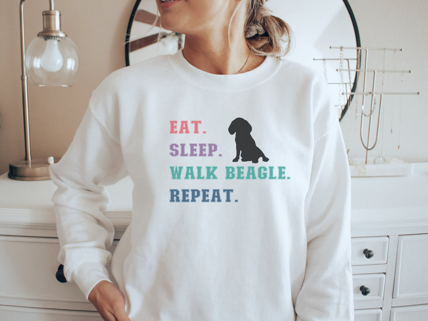 Beagle Dog Mom Sweatshirt