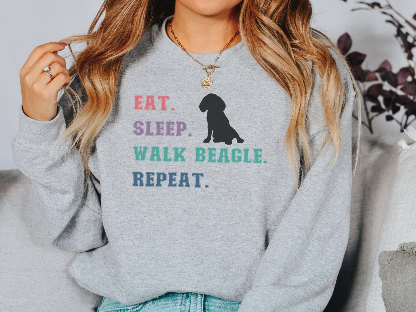 Beagle Dog Mom Sweatshirt