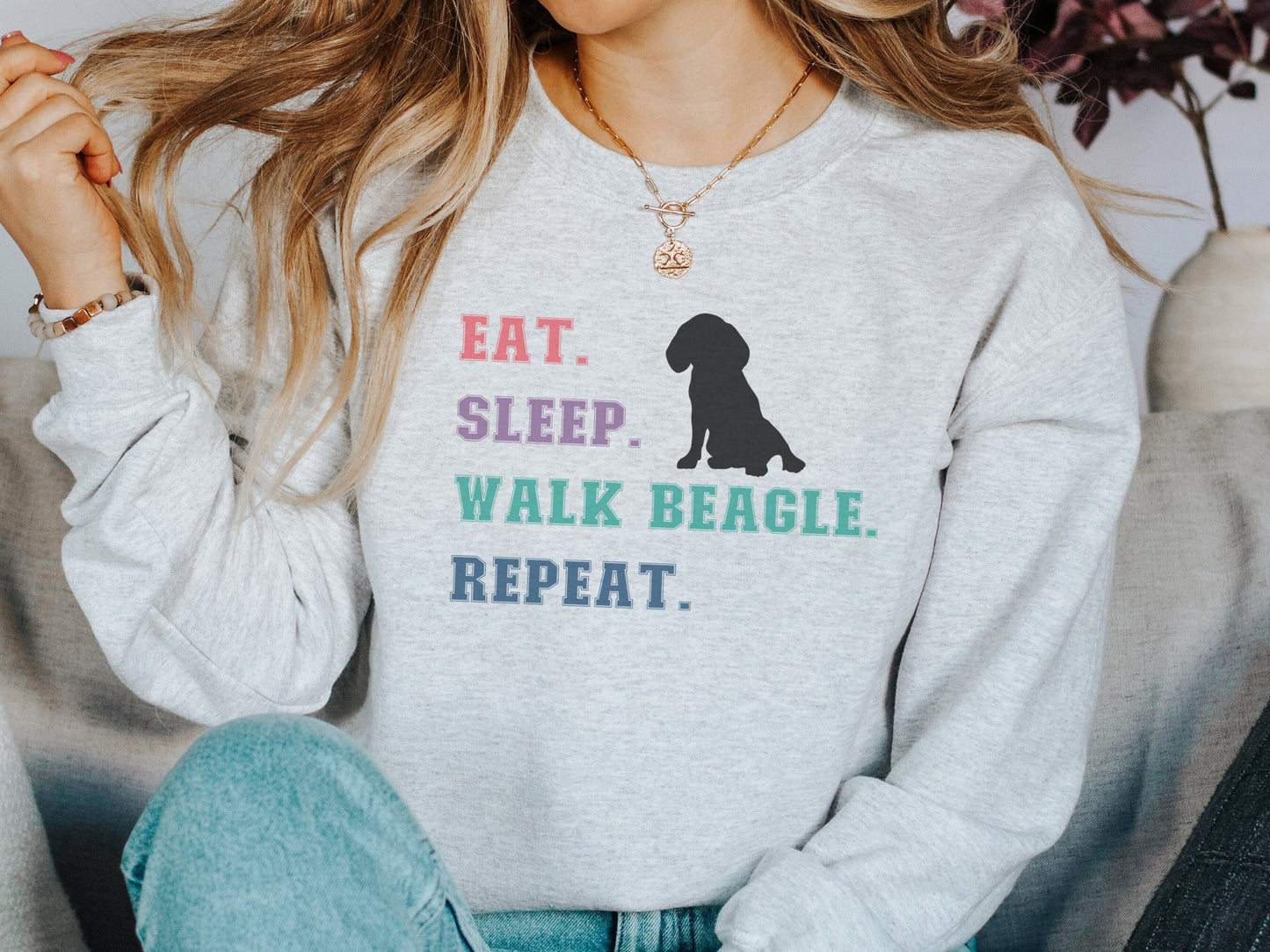 Beagle Dog Mom Sweatshirt
