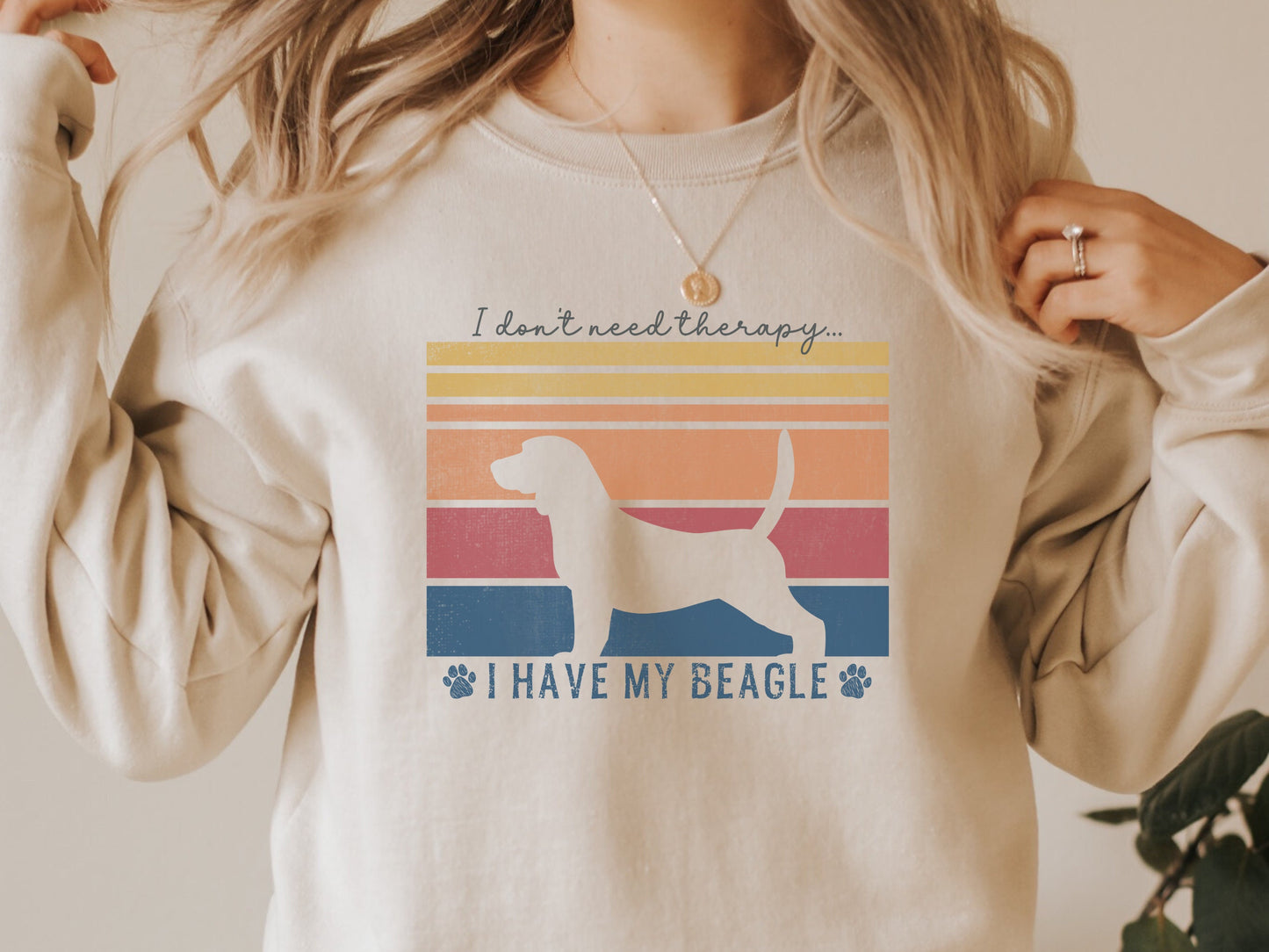 Beagle Dog Mom Sweatshirt