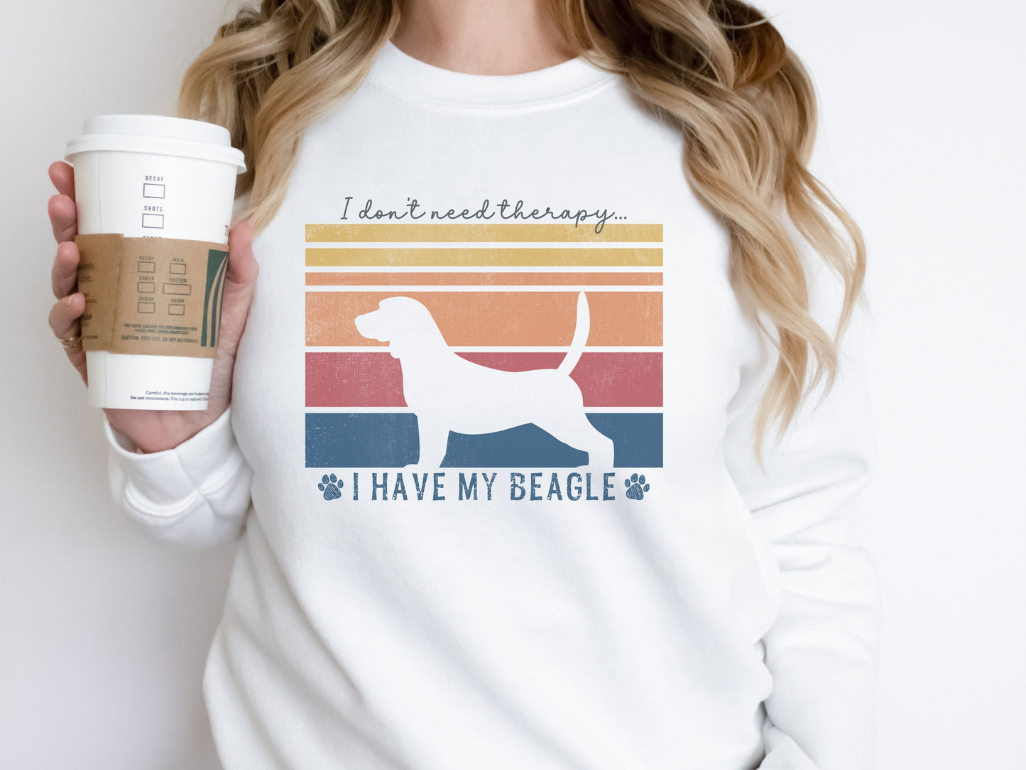 Beagle Dog Mom Sweatshirt
