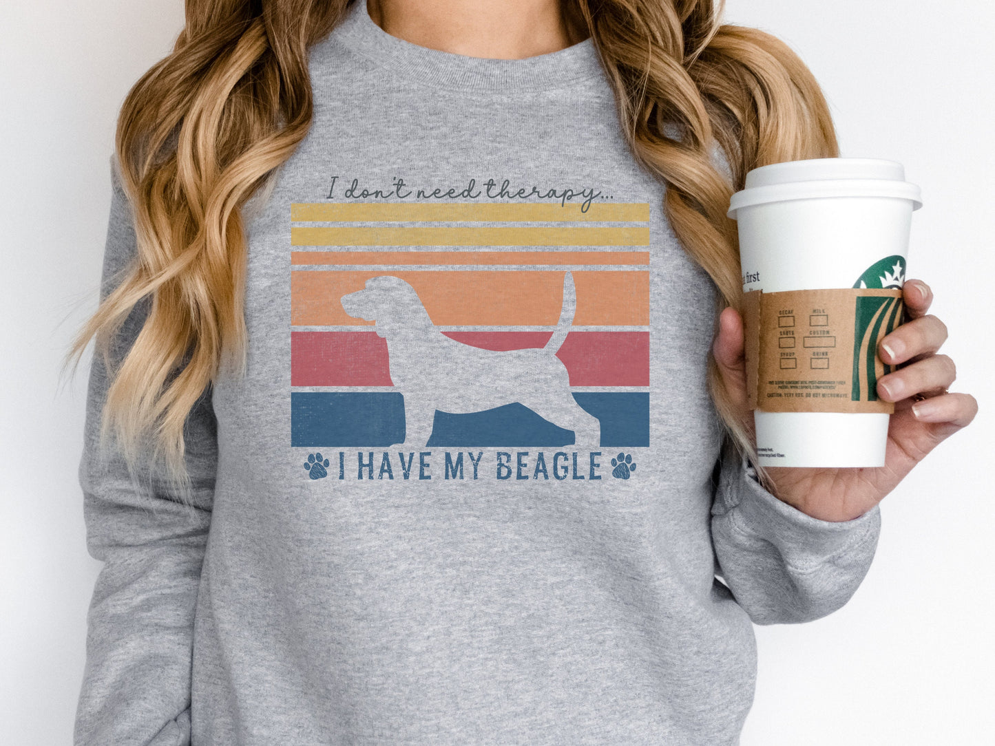 Beagle Dog Mom Sweatshirt