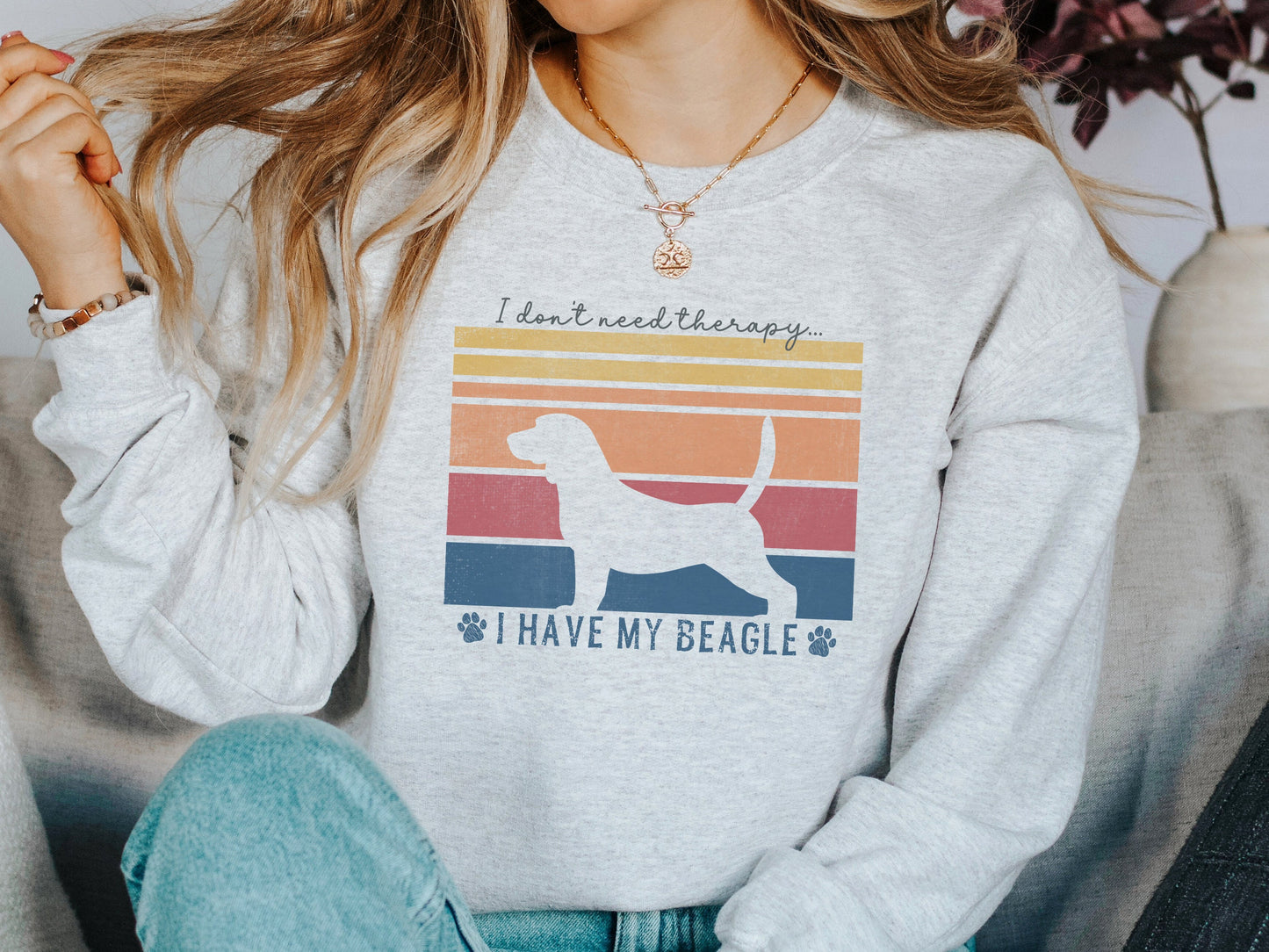Beagle Dog Mom Sweatshirt
