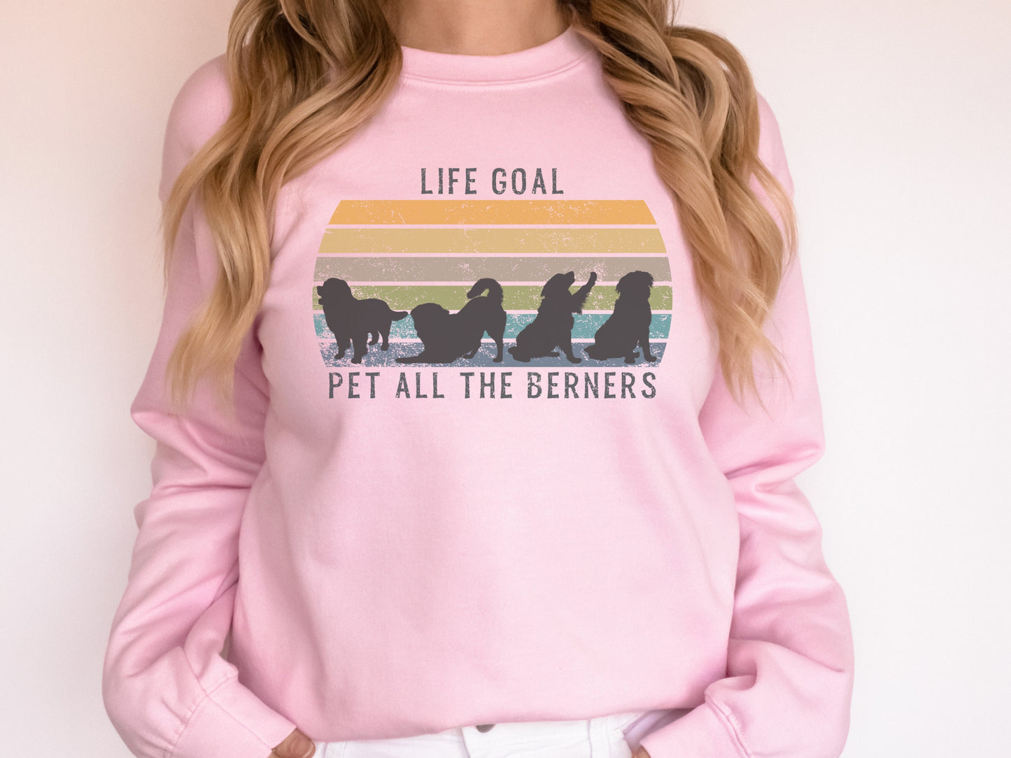 Vintage Bernese Mountain Dog Mom Sweatshirt