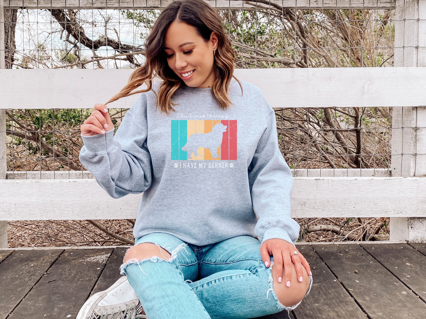 Bernese Mountain Dog Mom Sweatshirt