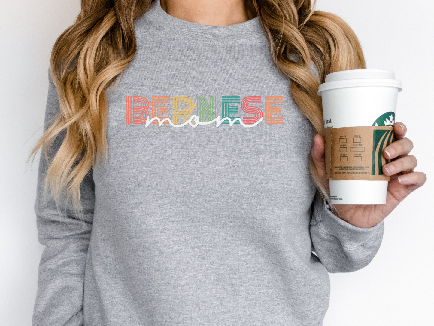 Retro Bernese Mountain Dog Mom Sweatshirt