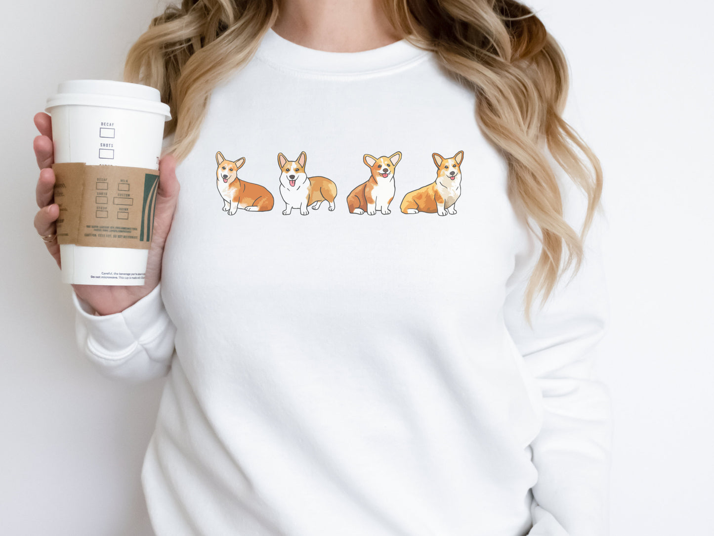 Cute Corgi Dog Mom Sweatshirt